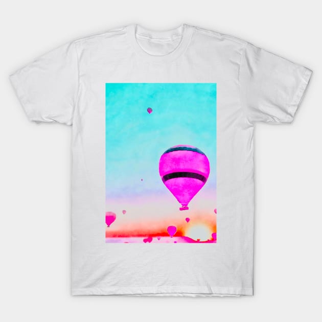 Neon Balloon No. 1 T-Shirt by asanaworld